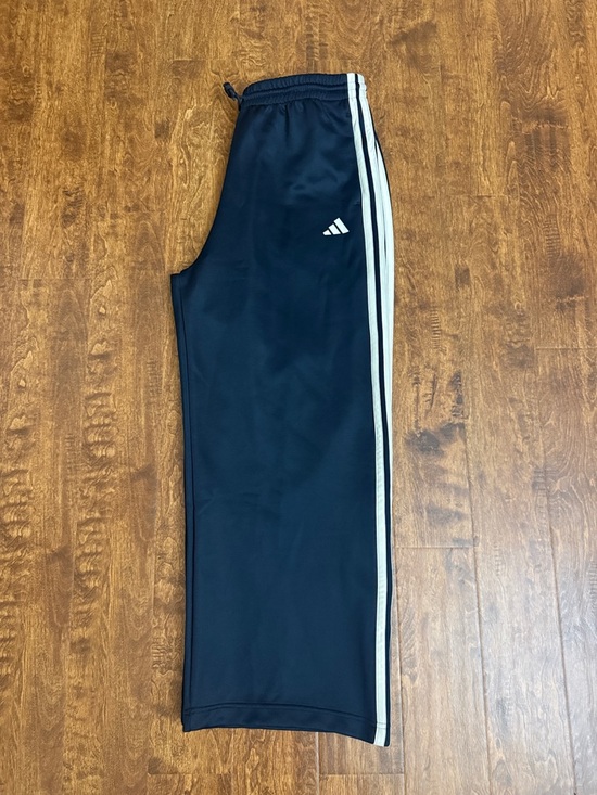adidas Pants - adidas Women’s Navy Joggers with White Side Stripes Size L
